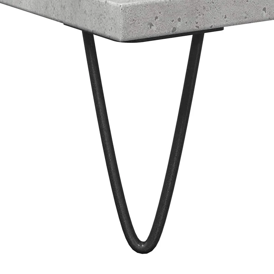 Armoire de bain gris béton 58x33x60 cm bois d'ingénierie - 9