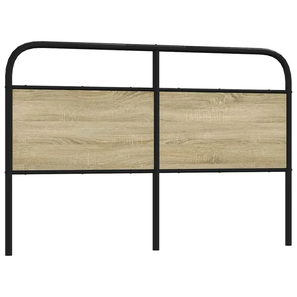Tête de lit de remplacement chêne sonoma 150 cm acier et bois d'ingénierie