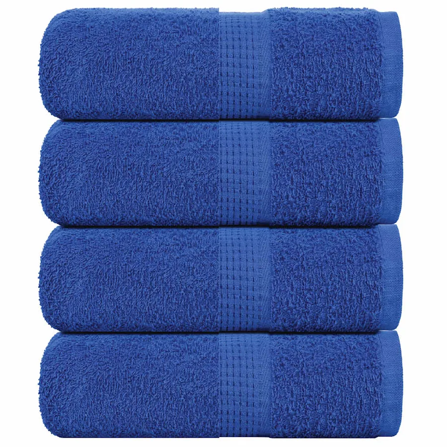 Serviettes d'invité FROGN 4 pcs bleu 30x50 cm 360 g/m²