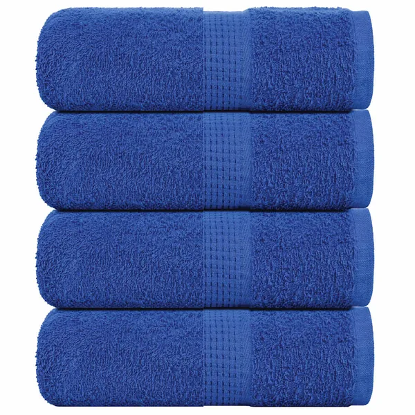 Serviettes d'invité FROGN 4 pcs bleu 30x50 cm 360 g/m²