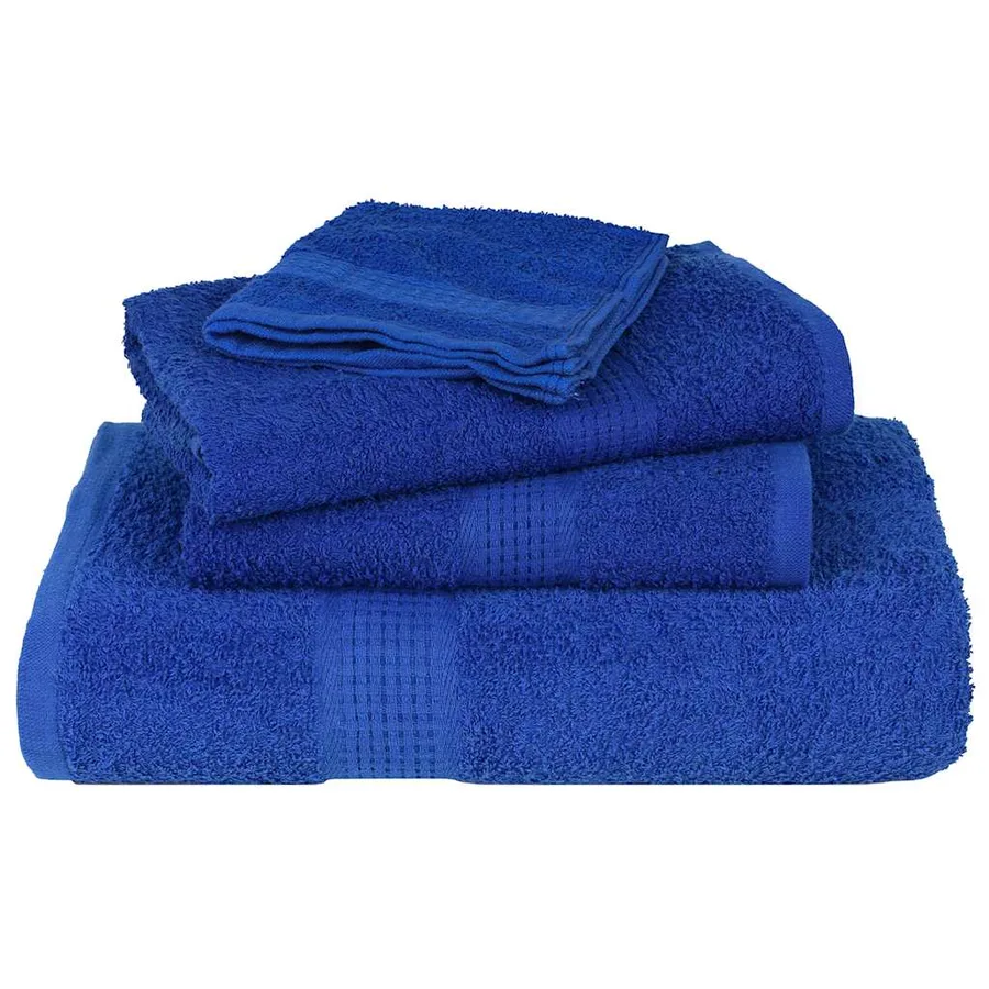 Serviettes d'invité FROGN 4 pcs bleu 30x50 cm 360 g/m² - 4