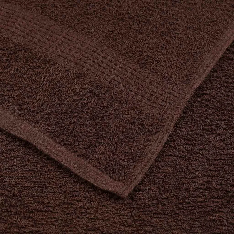 Serviettes d'invité FROGN 2 pcs marron 30x50 cm 360 g/m² - 6