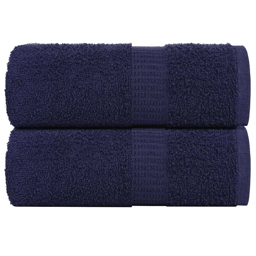 Serviettes de toilette FROGN 2 pièces Bleu marine 30x30 cm 360 g/m²