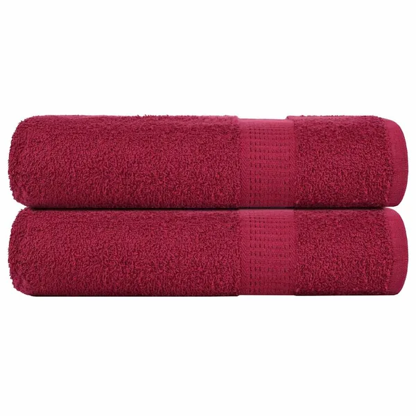 Essuie-mains FROGN 2 pcs bordeaux 50x100 cm 360 g/m²