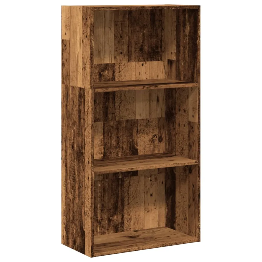 Bibliothèque vieux bois 60x30x114 cm bois d'ingénierie - 2