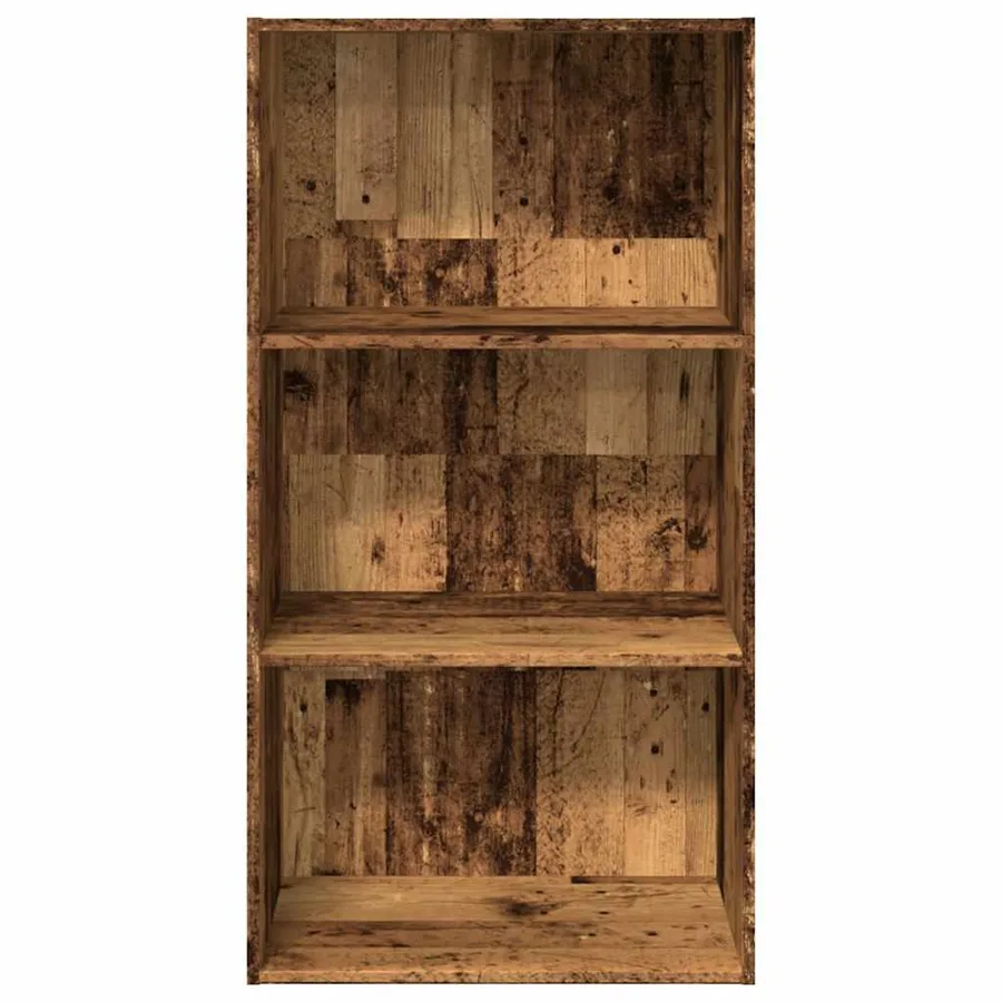 Bibliothèque vieux bois 60x30x114 cm bois d'ingénierie - 4