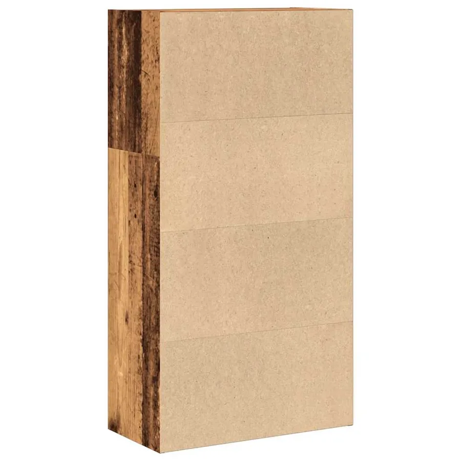 Bibliothèque vieux bois 60x30x114 cm bois d'ingénierie - 5