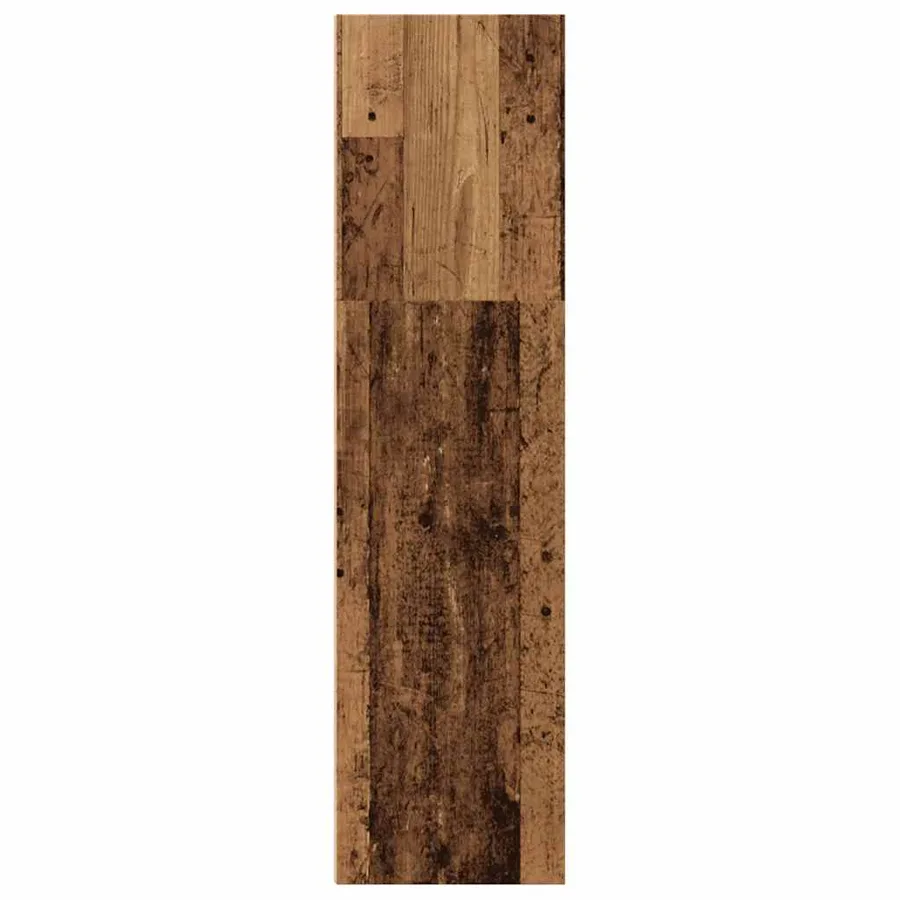 Bibliothèque vieux bois 60x30x114 cm bois d'ingénierie - 6