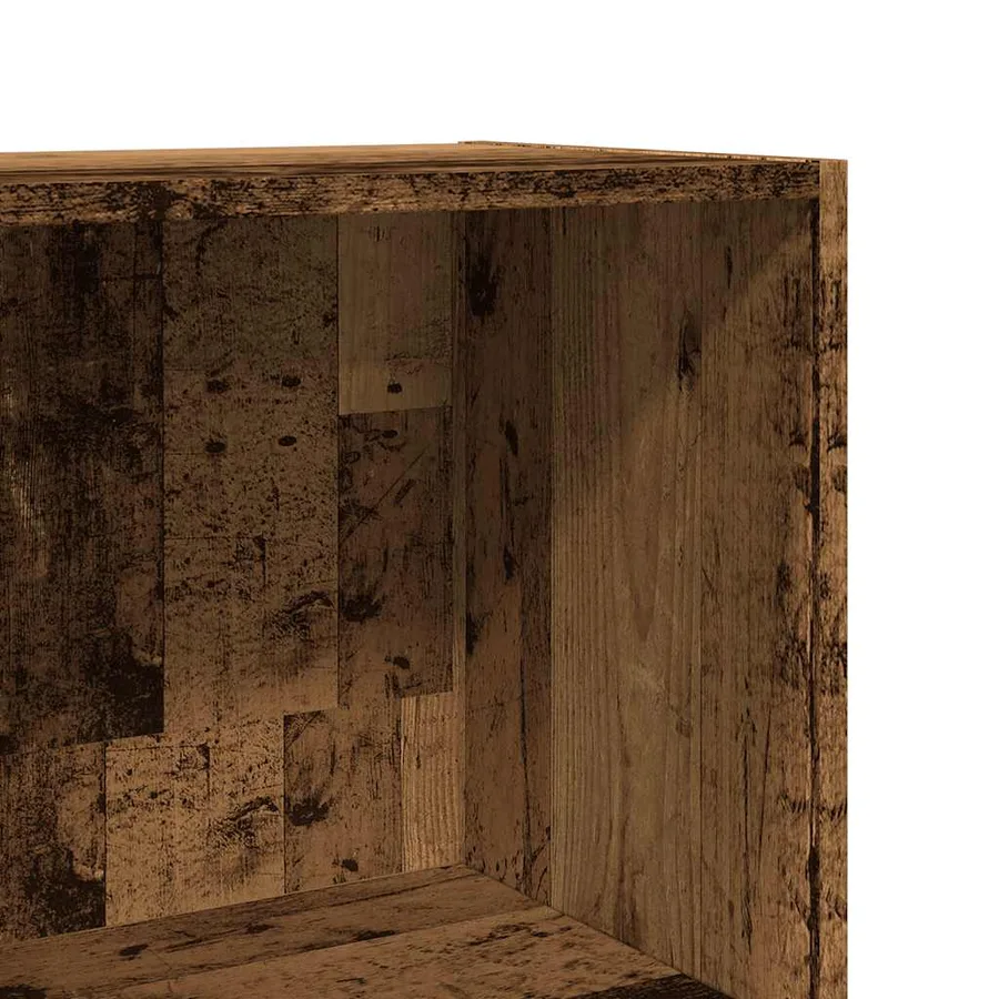 Bibliothèque vieux bois 60x30x114 cm bois d'ingénierie - 7
