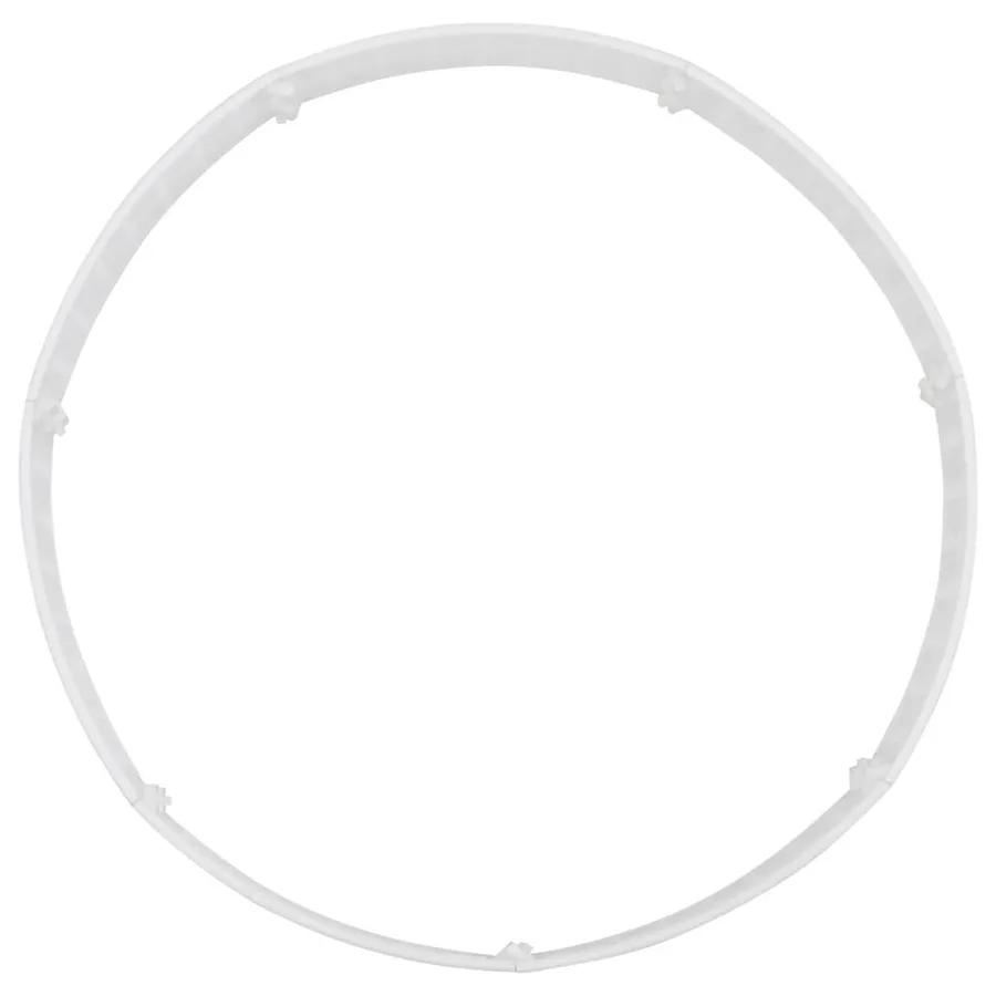 Jupe de sapin de Noël blanc Ø56x23 cm plastique - 6