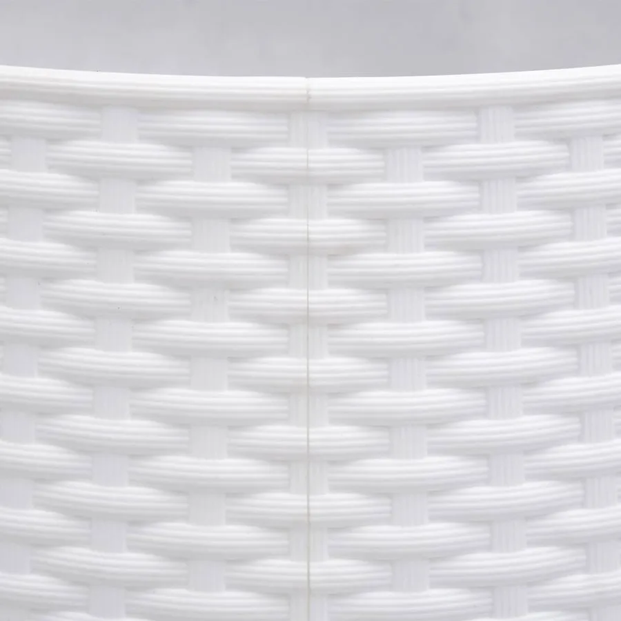 Jupe de sapin de Noël blanc Ø56x23 cm plastique - 7