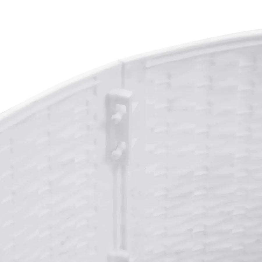 Jupe de sapin de Noël blanc Ø56x23 cm plastique - 8