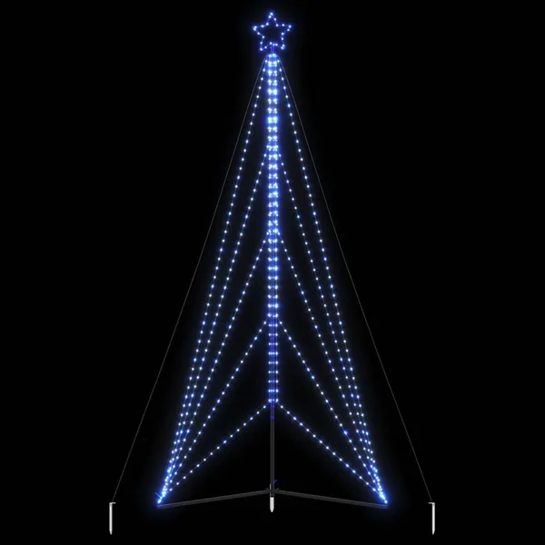 Sapin de Noël à LED 615 LED bleu 404,5 cm