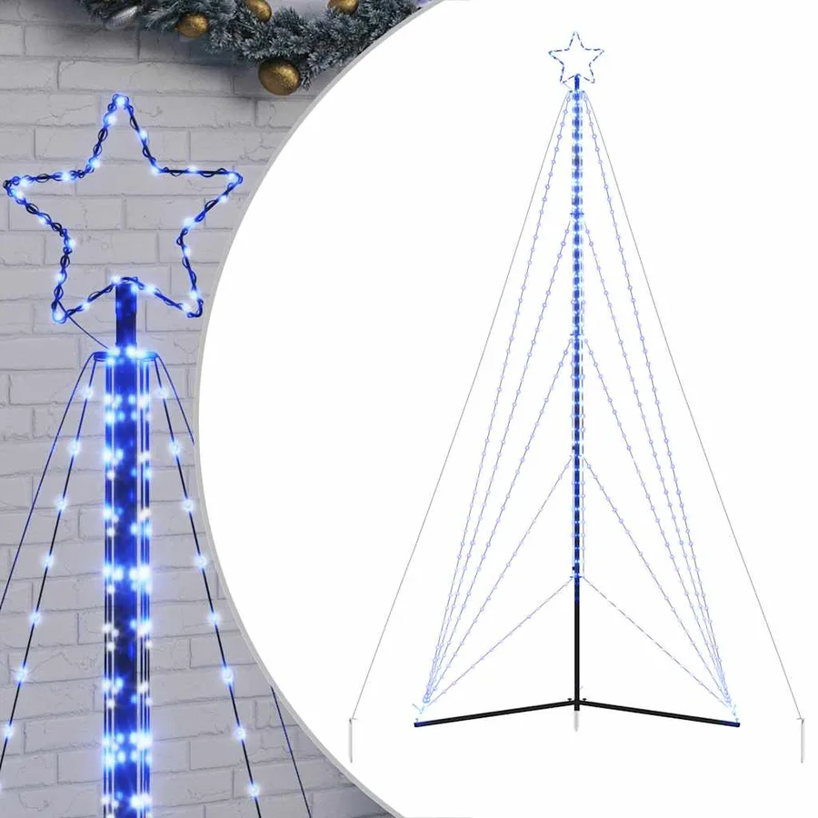 Sapin de Noël à LED 615 LED bleu 404,5 cm - 2