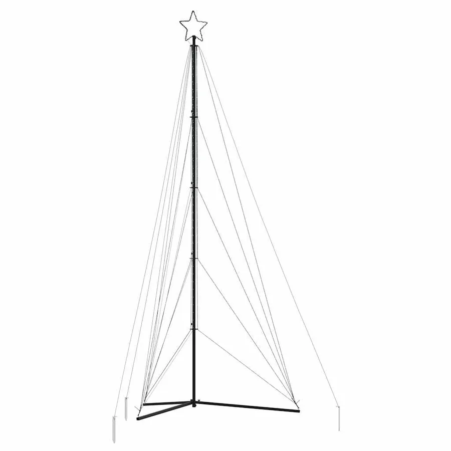 Sapin de Noël à LED 615 LED bleu 404,5 cm - 4