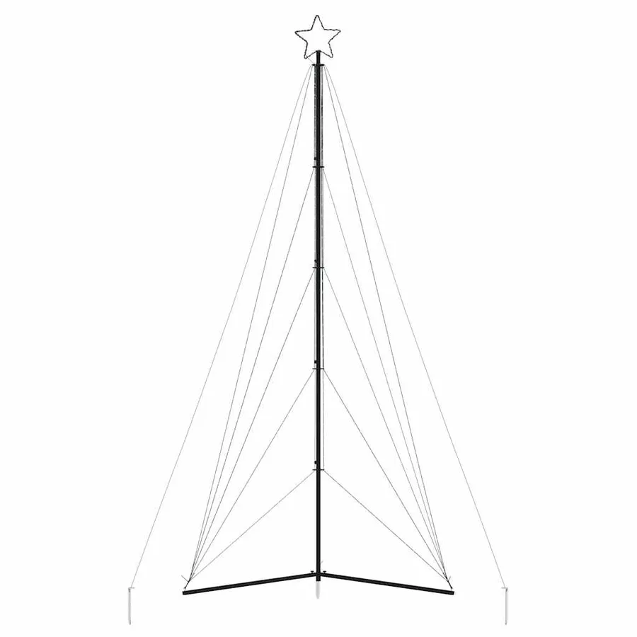 Sapin de Noël à LED 615 LED bleu 404,5 cm - 5