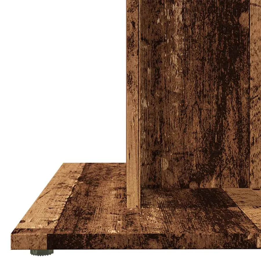 Table à manger vieux bois 80 x 80 x 75 cm bois d'ingénierie - 8