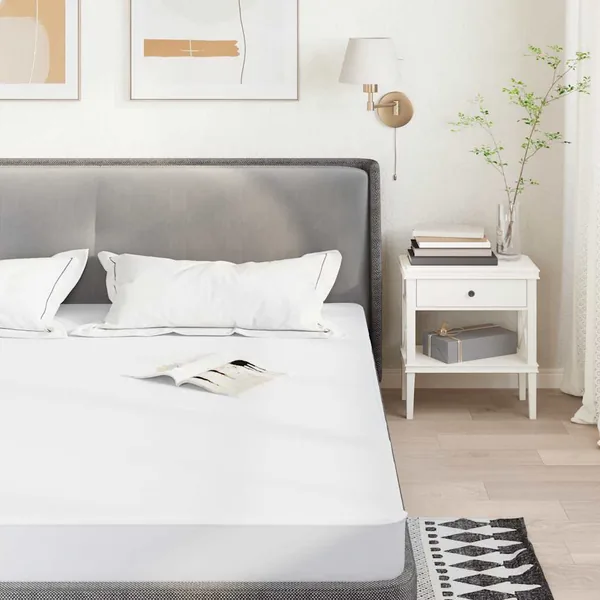 Protège-matelas blanc 140x200 cm imperméable