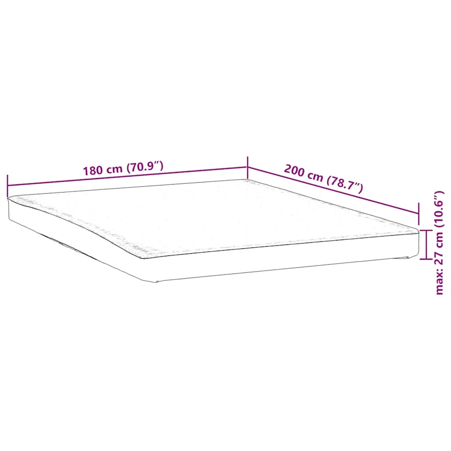 Protège-matelas blanc 180x200 cm imperméable - 7