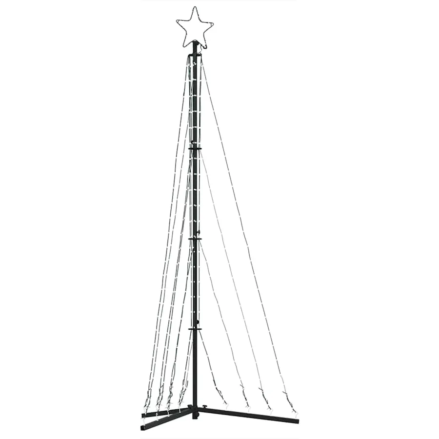 Sapin de Noël à LED 339 LED blanc froid 187 cm - 4
