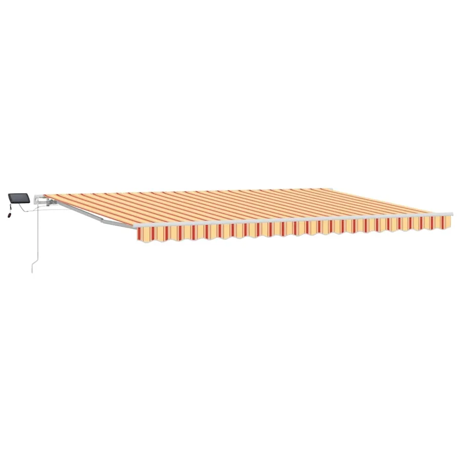 Auvent rétractable Jaune et Orange 500 × 300 cm - 2