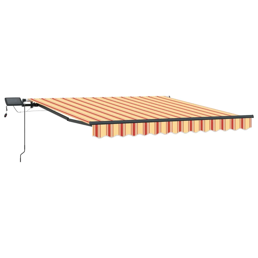 Auvent rétractable Jaune et Orange 300 x 250 cm - 5