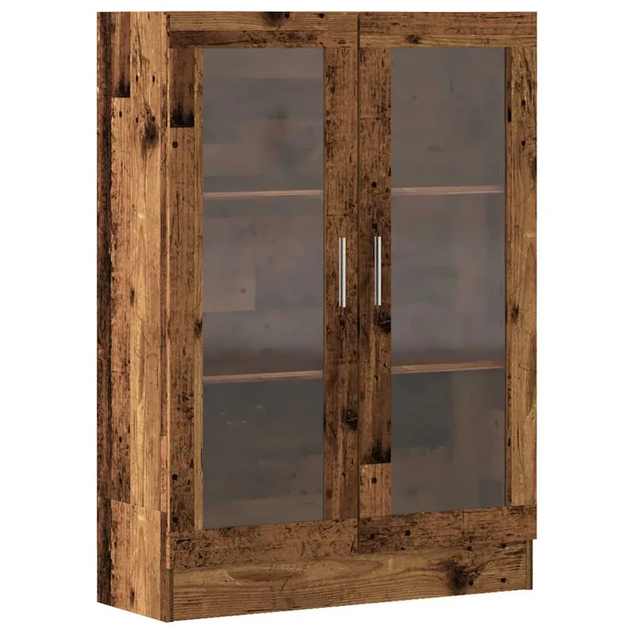Bibliothèque vieux bois 82,5x30,5x115 cm bois d'ingénierie - 2
