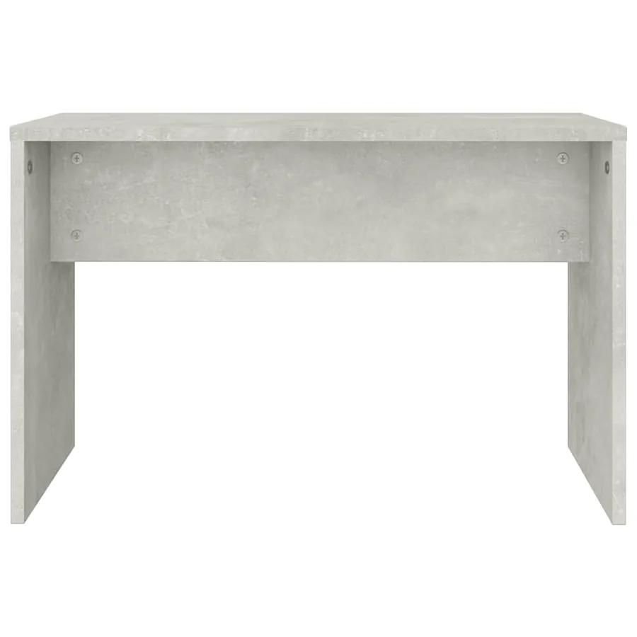 Ensemble de coiffeuse Gris béton 74,5x40x141 cm - 8
