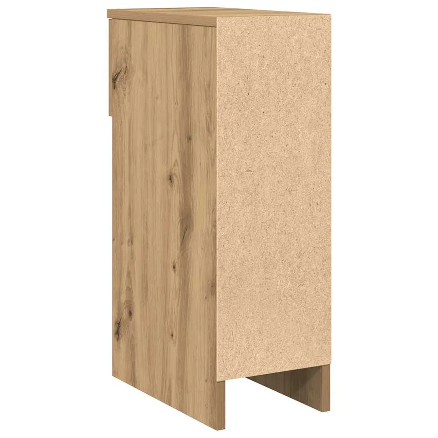 Tables de chevet avec tiroir 2 pcs chêne artisanal 20x36x60 cm - 8