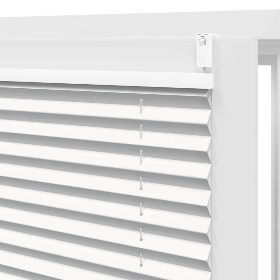 Store plissé 40x100 cm Blanc - 7
