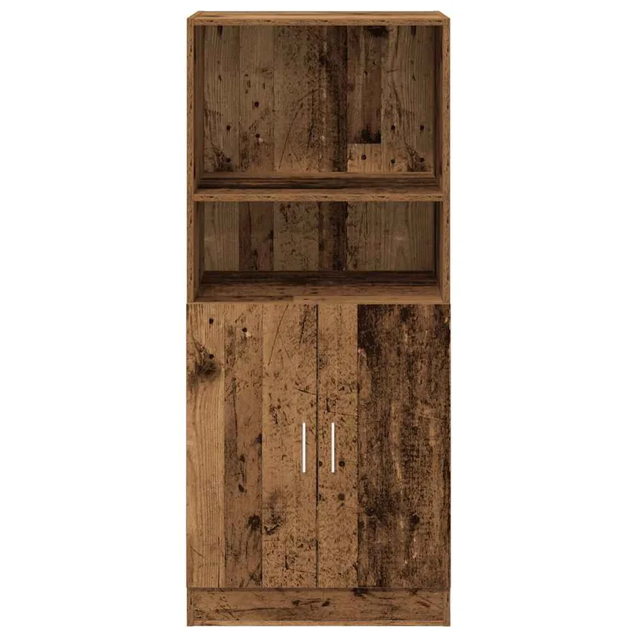 Armoire de cuisine vieux bois 57x41,5x131,5 cm bois ingénierie - 4