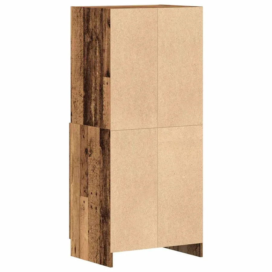 Armoire de cuisine vieux bois 57x41,5x131,5 cm bois ingénierie - 7