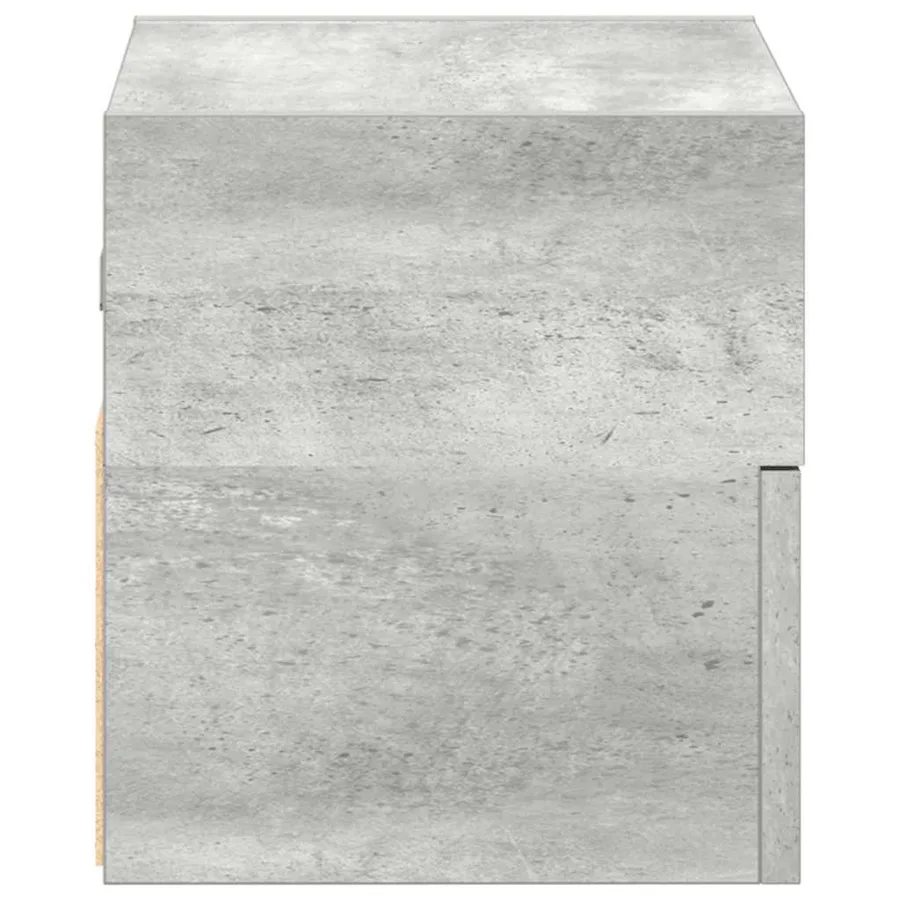 Tables de chevet murales 2 pcs gris béton 45x26x28,5 cm - 6