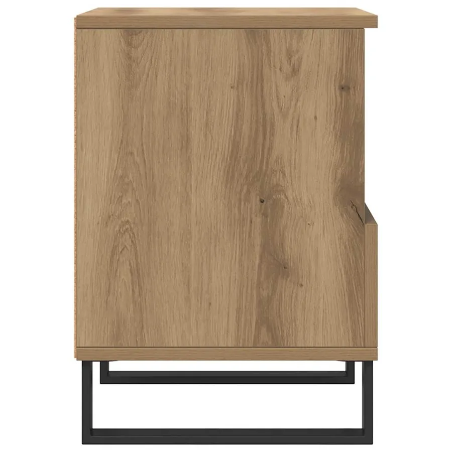 Tables de chevet 2 pcs chêne artisanal 40x35x50 cm - 7