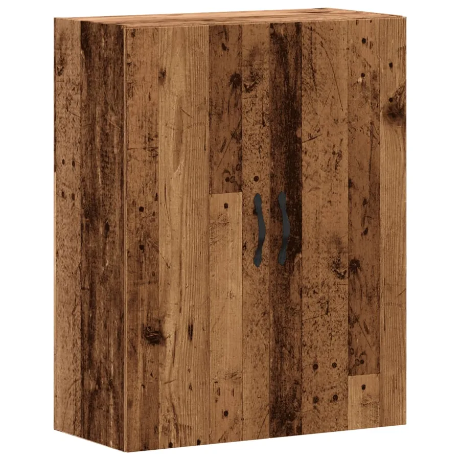 Armoire murale vieux bois 69,5x34x90 cm bois d'ingénierie - 2