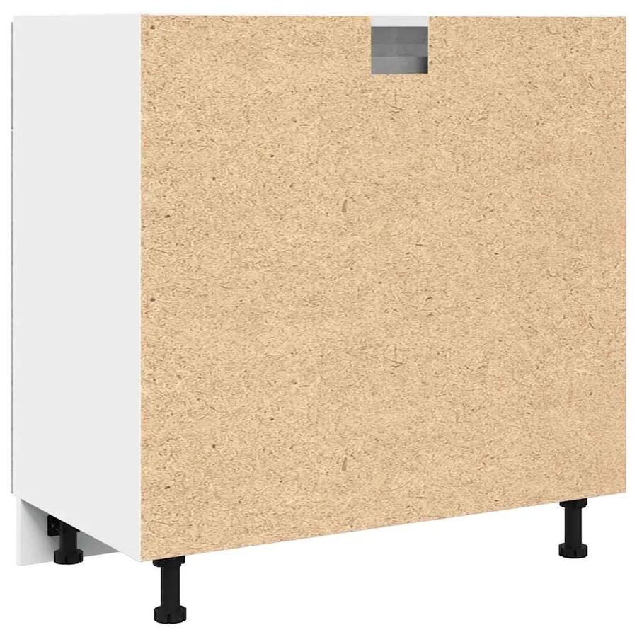 Armoire à tiroirs "Lyon" Gris béton 80 x 46 x 81,5 cm Bois d'ingénierie - 6