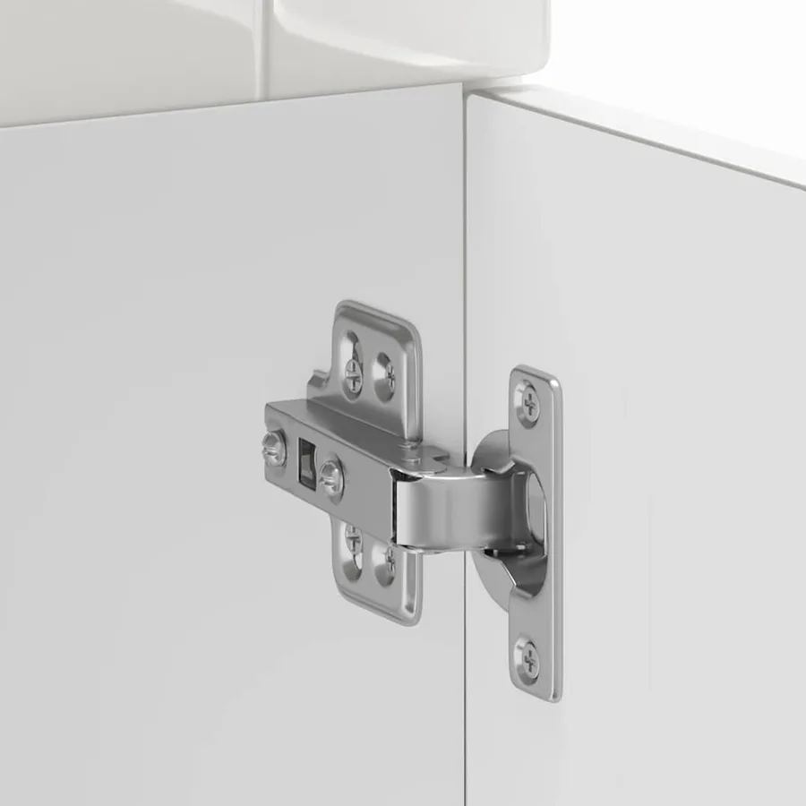 Armoire de cuisine Porto blanc brillant bois ingénierie - 9