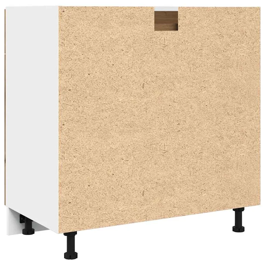 Armoire à tiroirs "Lyon" Chêne artisanal 80 x 46 x 81,5 cm Bois d'ingénierie - 6