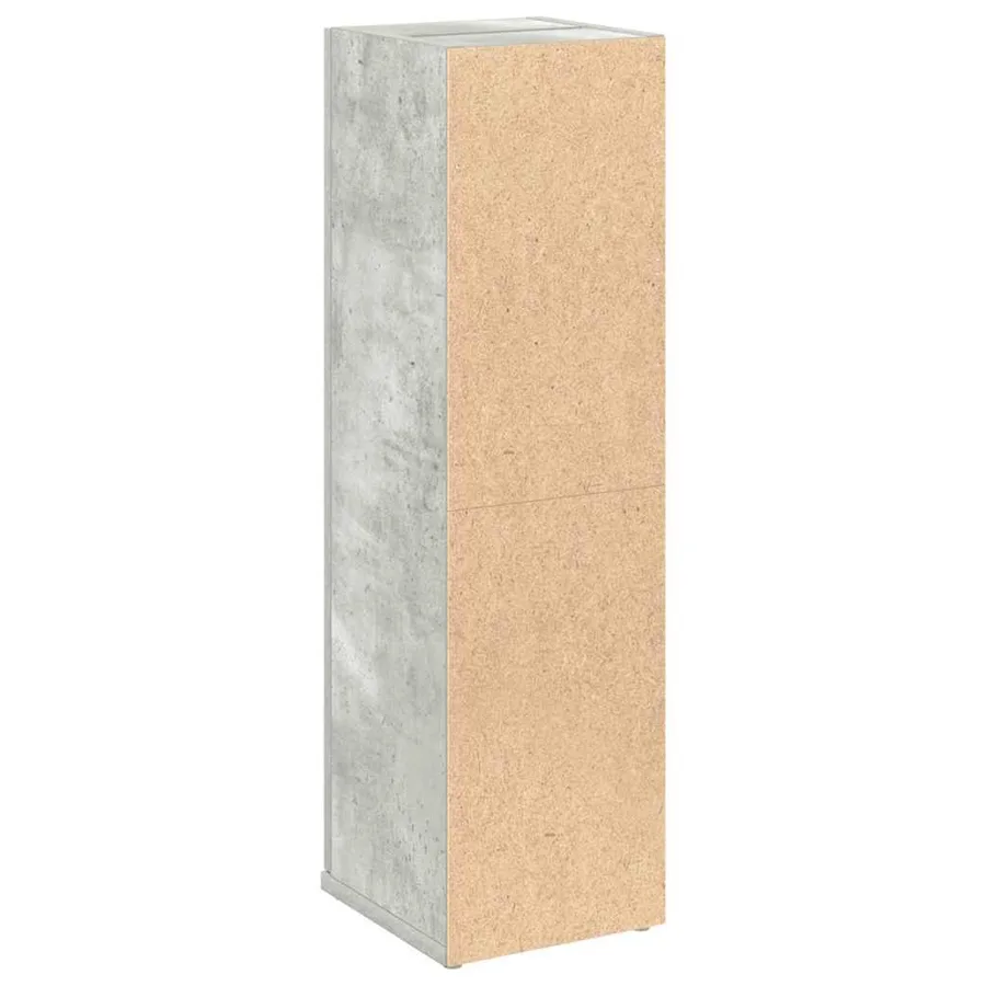 Meuble de salle de bain avec porte-rouleau gris béton - 7