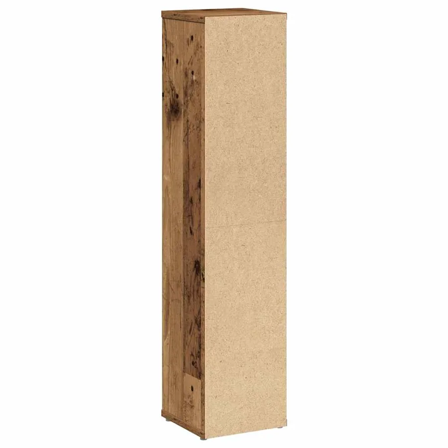 Meuble de salle de bain avec porte-rouleau en bois ancien 20,5 x 20 x 90 cm - 6