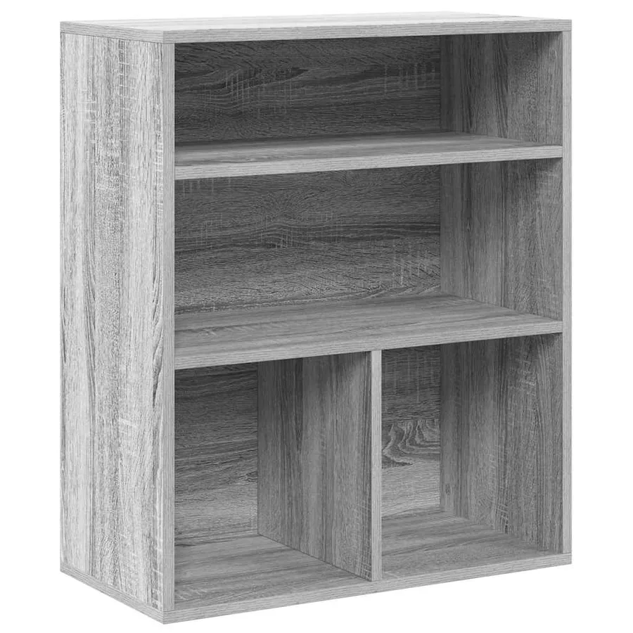 Bibliothèque sonoma gris 60x30x71,5 cm bois d'ingénierie - 2