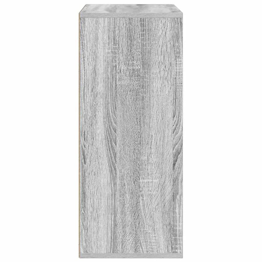 Bibliothèque sonoma gris 60x30x71,5 cm bois d'ingénierie - 5