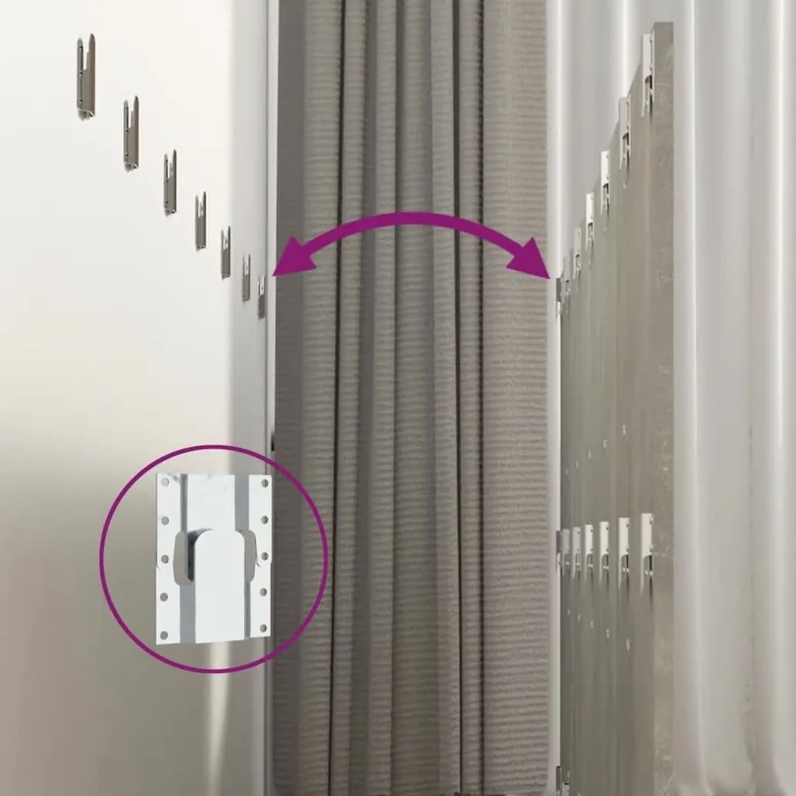 Tête de lit avec armoires Gris béton Bois d'ingénierie - 8