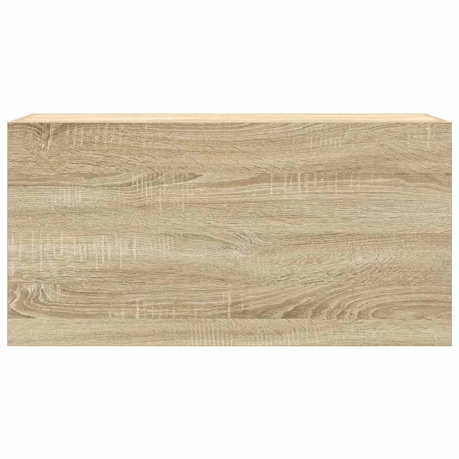 Armoire murale de bain chêne sonoma 80x25x40 cm bois ingénierie - 5
