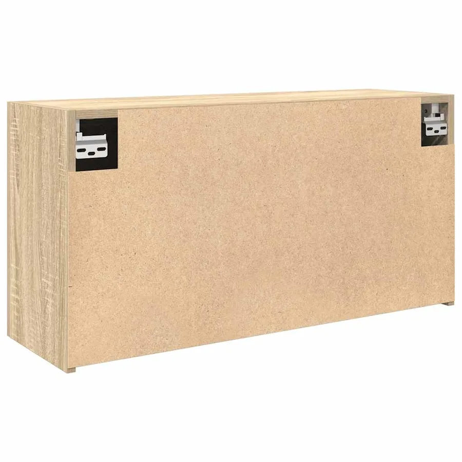 Armoire murale de bain chêne sonoma 80x25x40 cm bois ingénierie - 8