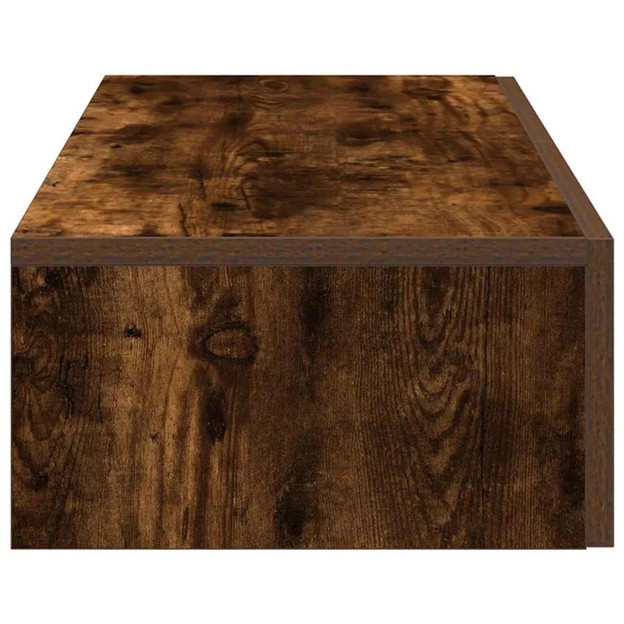 Étagère murale avec tiroirs chêne fumé bois d'ingénierie - 5