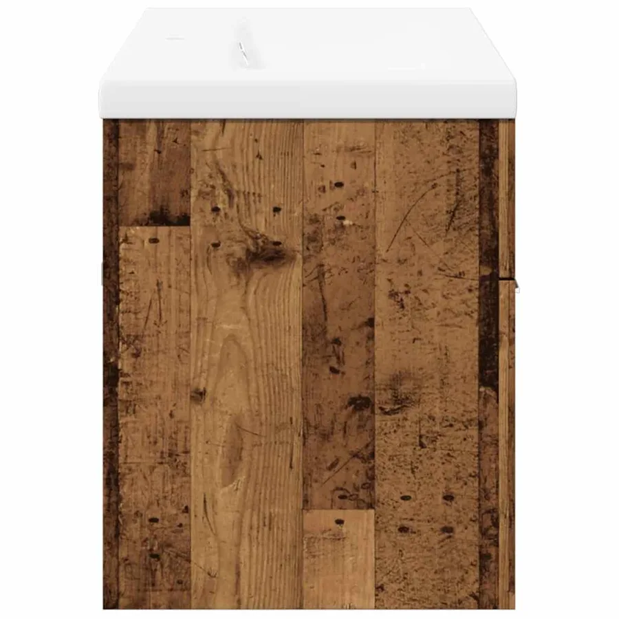 Ensemble de meubles salle de bain 2 pcs bois d'ingénierie - 7