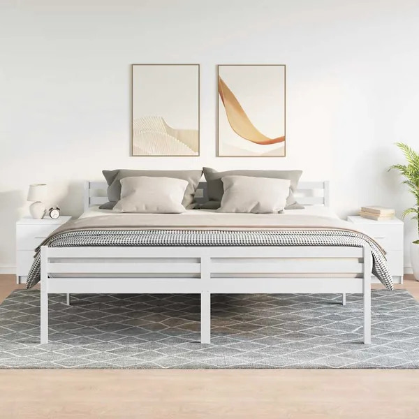 Tables de chevet (lot de 2) avec 2 tiroirs blanches 40 x 36 x 50 cm