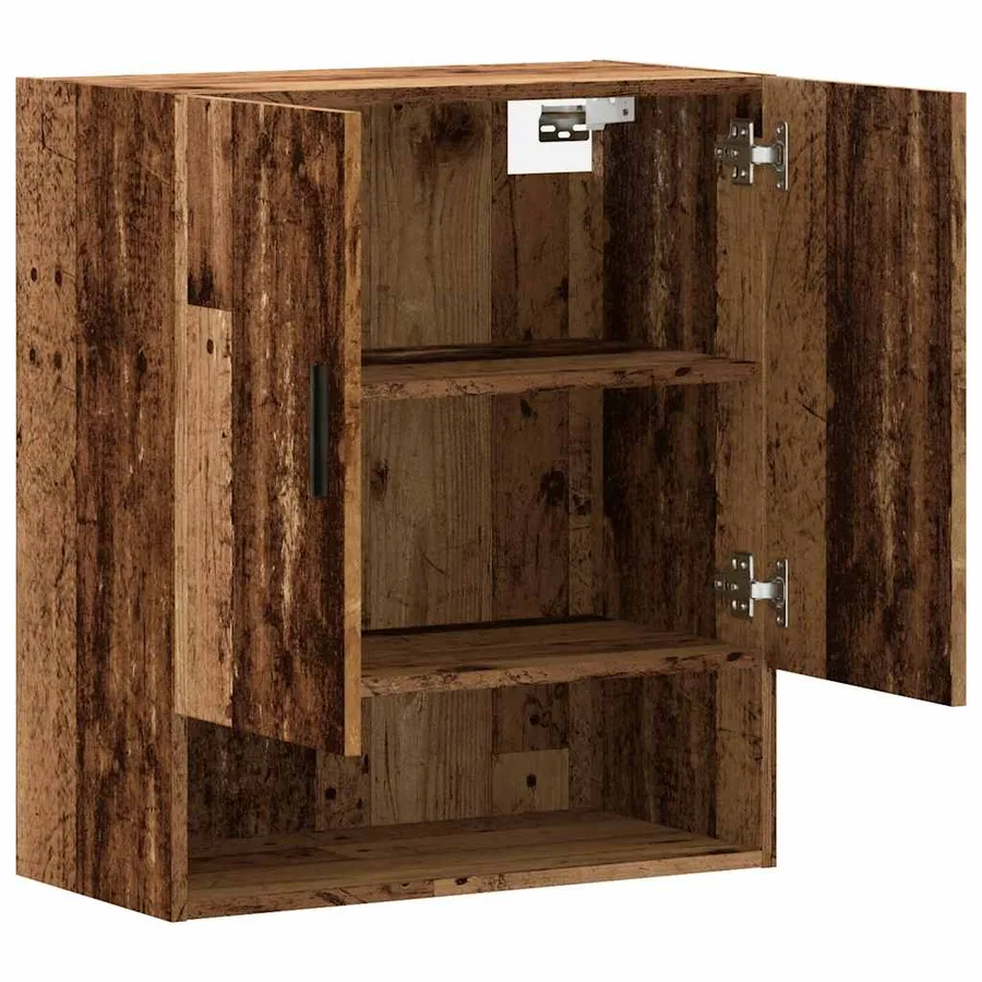 Armoire murale vieux bois 60x31x70 cm bois d'ingénierie - 7