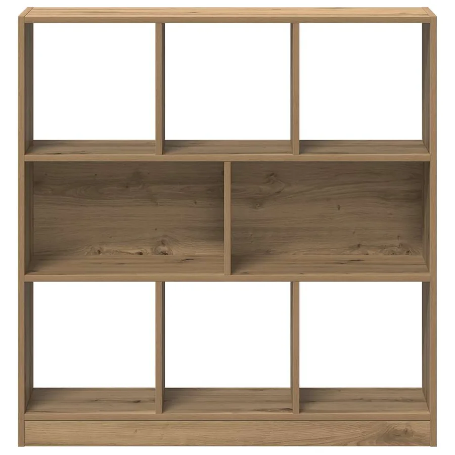 Bibliothèque chêne artisanal 97,5x29,5x100 cm bois d'ingénierie - 5